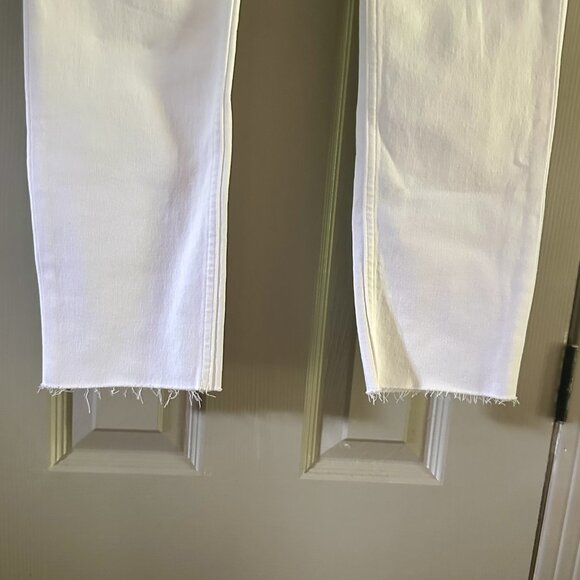 NEW GAP Mid Rise Vintage Slim Jeans Optic White Size 28/6 Tall - Picture 4 of 8